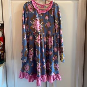 EUC. Matilda Jane flower dress. Size 8.